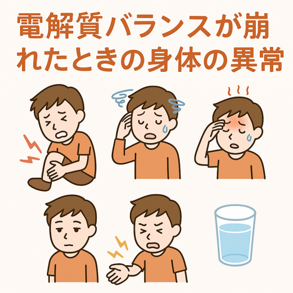 🌞「夏バテ？それとも危険なサイン？」～電解質バランスが崩れたときの身体の異常とは？サムネイル