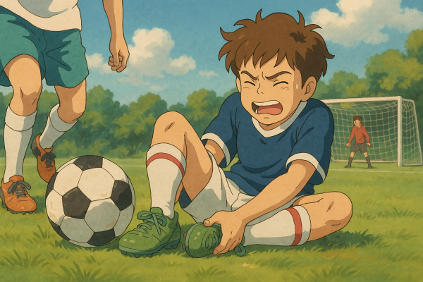 【地域スポーツ外傷シリーズ｜第1話】 横浜市｜サッカー少年の足首捻挫──アイシングだけでは不十分？サムネイル